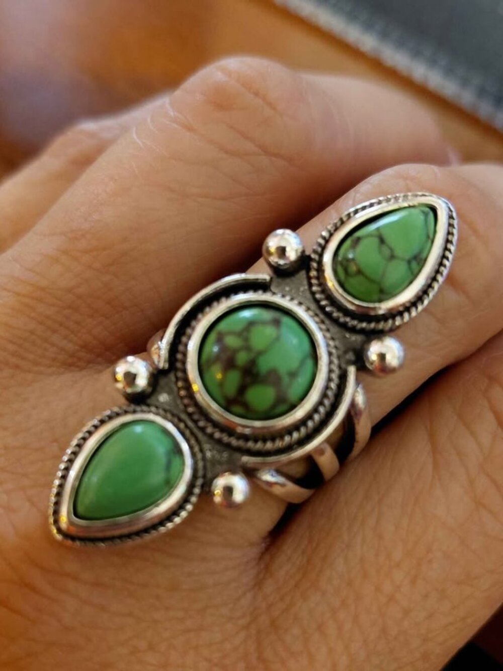 🌵Western Cactus Bloom Ring